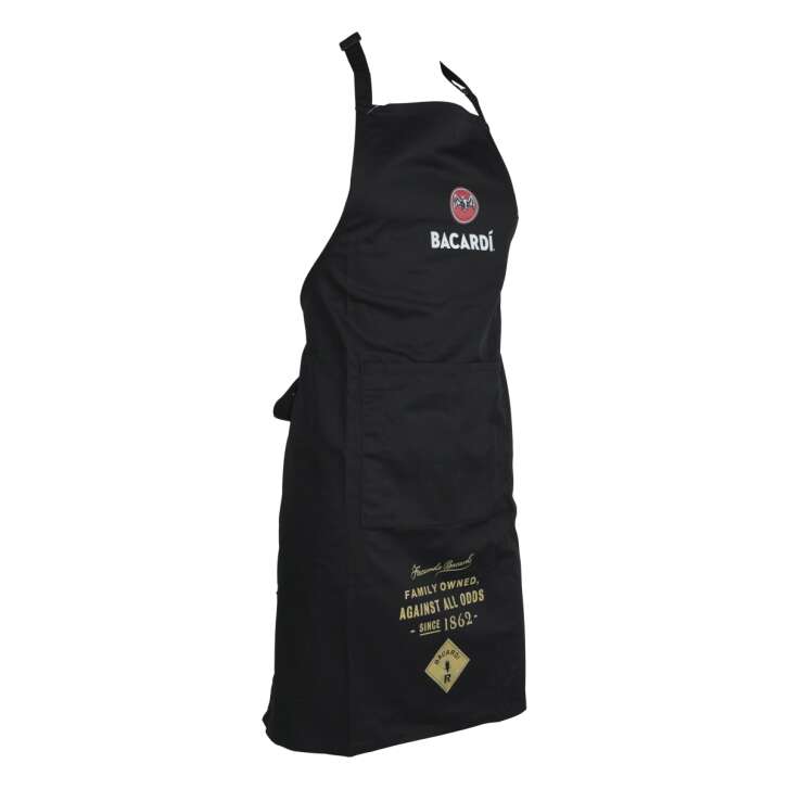 Bacardi Rum Kellner Schürze Latz Lang Eingriffe  Koch Service Gastro Bar Ober