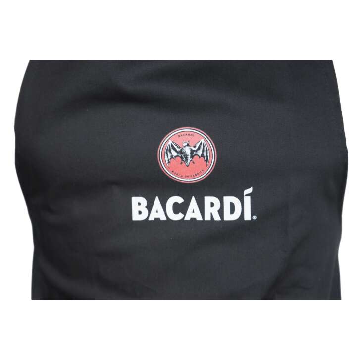Bacardi Rum Kellner Schürze Latz Lang Eingriffe  Koch Service Gastro Bar Ober