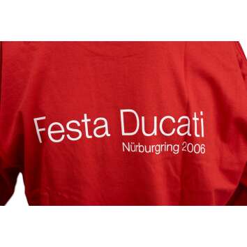 1x Ducati Motorsport T-Shirt Gr. L Herren rot