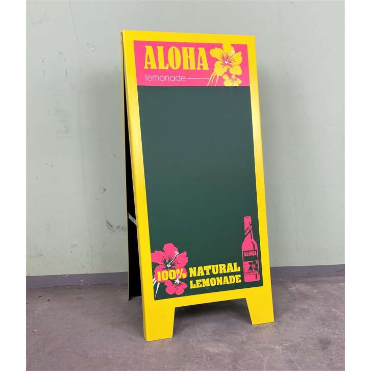 1x Aloha Lemonade Tafel gelb 55 x 120