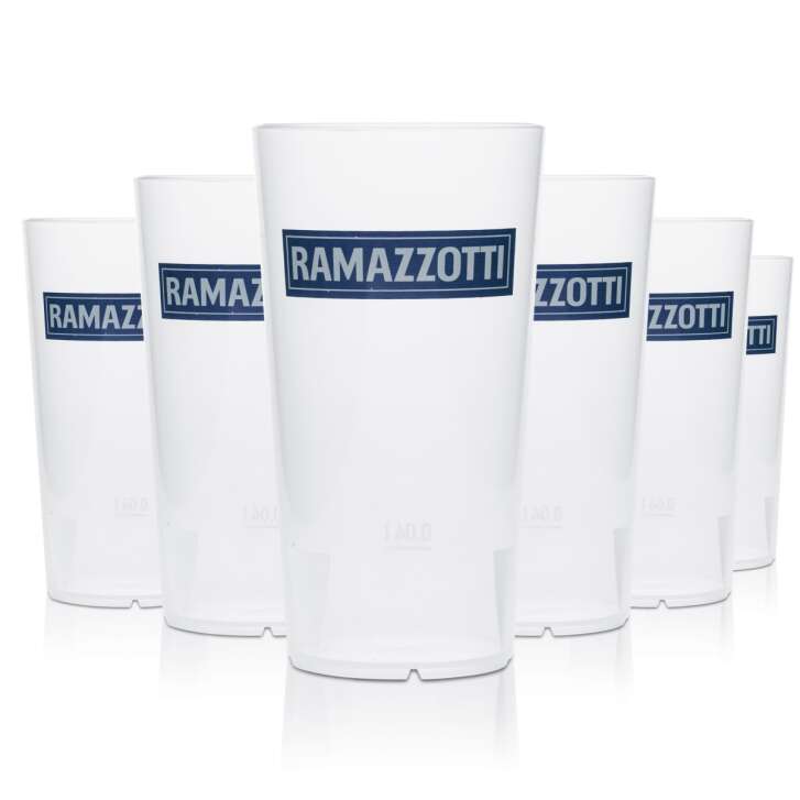 Ramazzotti Becher Mehrweg 0,3l Cupconcept 4cl Eichstrich Festival Glas Plastik