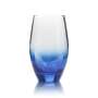 6x Ciroc Vodka Glas Longdrink blau