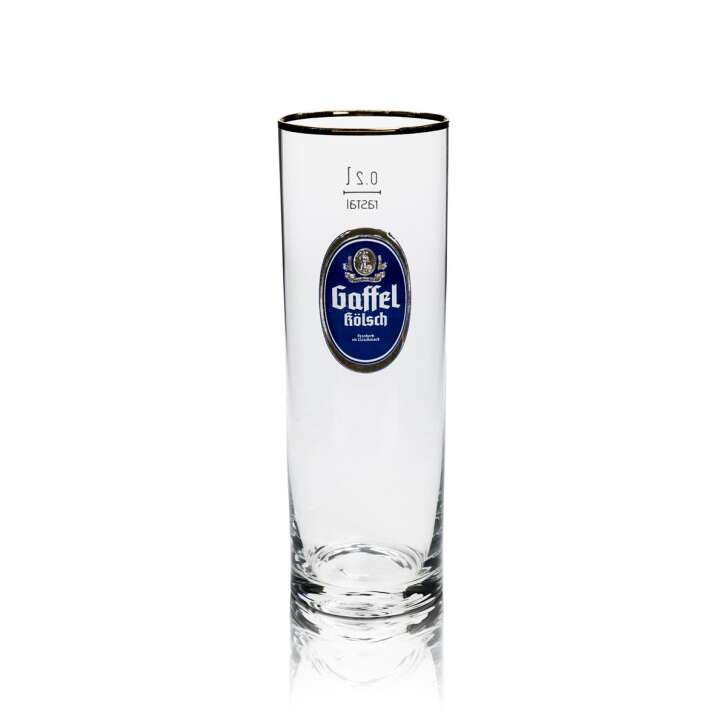RASTAL GAFFEL Kölsch Glas 0,2l Pilsener Bier Glas Krug Pils NEU 