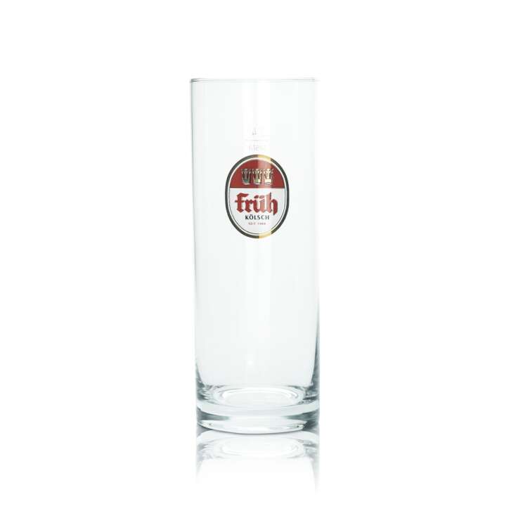 6x Früh Kölsch Bier Glas 0,4l Stange Becher Gläser Karneval Gastro Kneipe Köln
