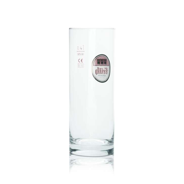 6x Früh Kölsch Bier Glas 0,4l Stange Becher Gläser Karneval Gastro Kneipe Köln