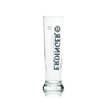 6x Erdinger Bier Glas 0,3l Alkoholfrei Hefe Weißbier Gläser Beer Brauerei Weizen