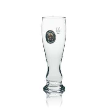 6x Franziskaner Bier Glas 0,3l Weizen Rastal
