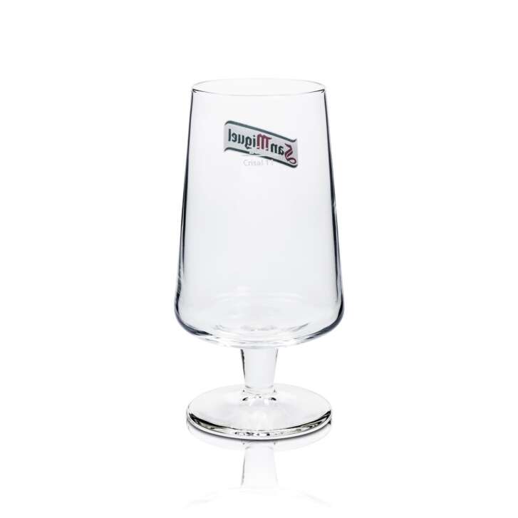 6x San Miguel Bier Glas 0,25l Copas Pokal
