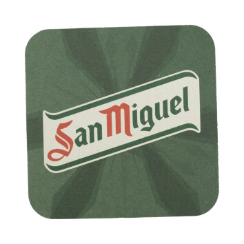 100x San Miguel Bier Untersetzer Papier dunkelgrün