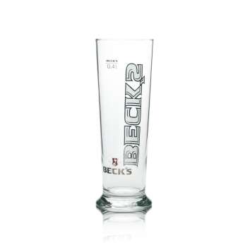 6x Becks Bier Glas 0,4l Seattle Sahm