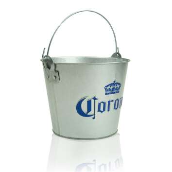 Corona Bier Eimer 5l Metall Kühler Flaschen Eiswürfel Behälter Beach Box Bar