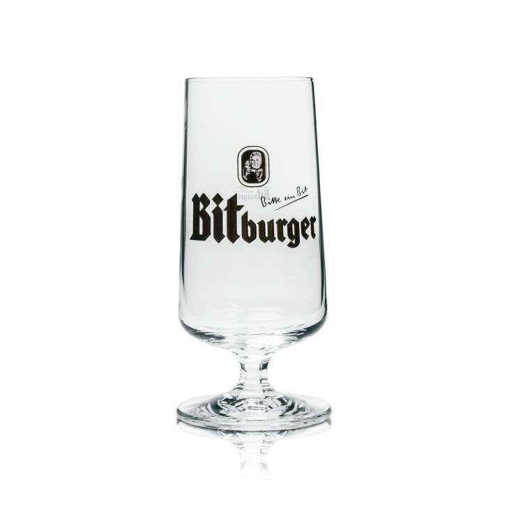 6x Bitburger Glas 0,1l Pokal Tulpe Gläser Gastro Bier Tasting Pils Brauerei Bar