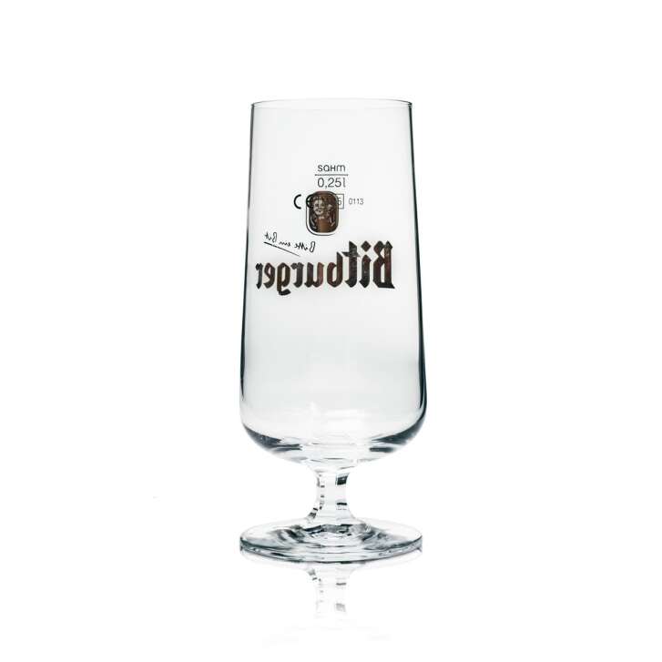 Gläser 0,2l Pokal Bierglas Gastro Bar Deko NEU Bitburger Glas 