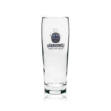 6x Löwenbräu Bier Glas 0,5l Willi Becher Rastal