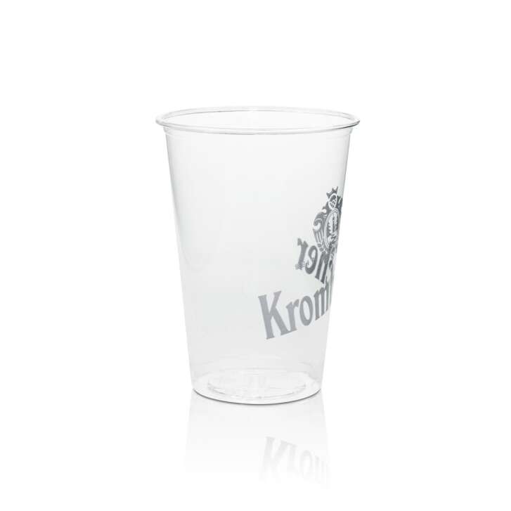 50x Krombacher Bier Becher 0,2l Einweg Bioware