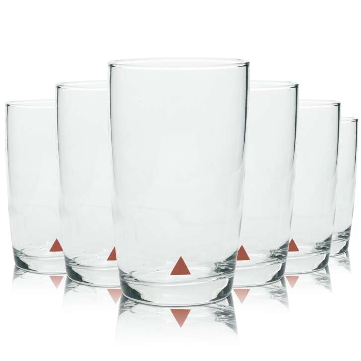 6x Apollinaris Wasser Glas 0,2l Neu Design Gläser Gastro Saft Cocktail Tumbler