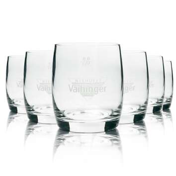 6x Vaihinger Saft Glas Tumbler 0,2l Bistro Becher