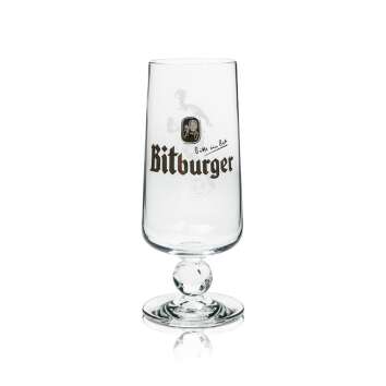 1x Bitburger Bier Glas 0,25l Fußball Edition...