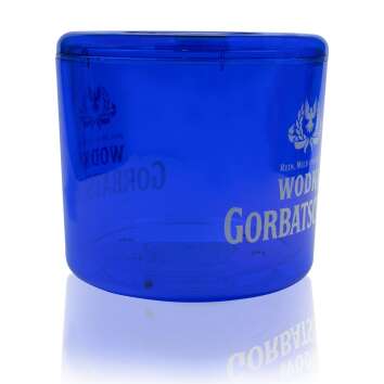 1x Gorbatschow Vodka K&uuml;hler 8l Eisbox blau