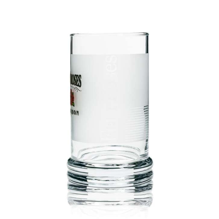 6x Four Roses Whiskey Glas Tumbler