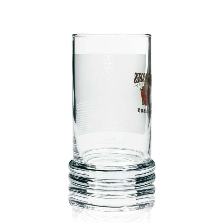 6x Four Roses Whiskey Glas Tumbler