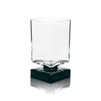 6x Disaronno  Glas schwarzer Boden