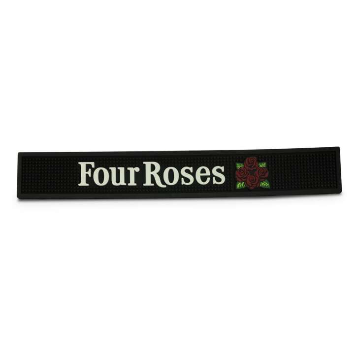1x Four Roses Whiskey Barmatte schwarz 60x9
