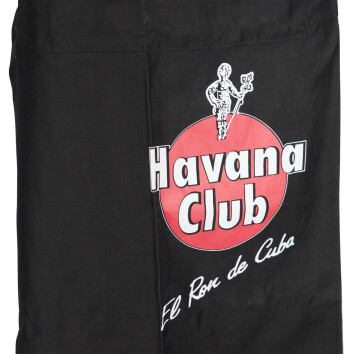 1x Havana Rum Schürze schwarz bedruckt