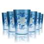 6x Von Hallers Glas 0,4l Gin-Tonic Fizz Becher Longdrink Cocktail Tumbler Gläser