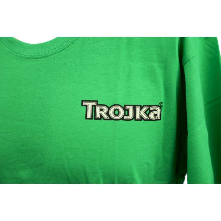 1x Trojka Vodka T-Shirt grün Gr. L