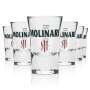 6x Molinari Sambuca Glas Shotglas 2cl "M"