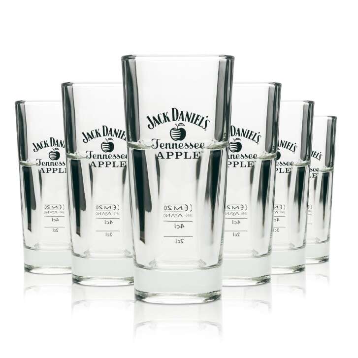 Neu Großartig Angebot/Packung 6 Gläser Jack Daniels Long Drink 15,5 cm 