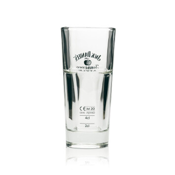 6x Jack Daniels Whisky Glas 0,34l Longdrinkglas "Apple" Stapelbar