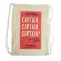 1x Captain Morgan Rum Jutebeutel Natur pink Captain Captain Captain 30x45