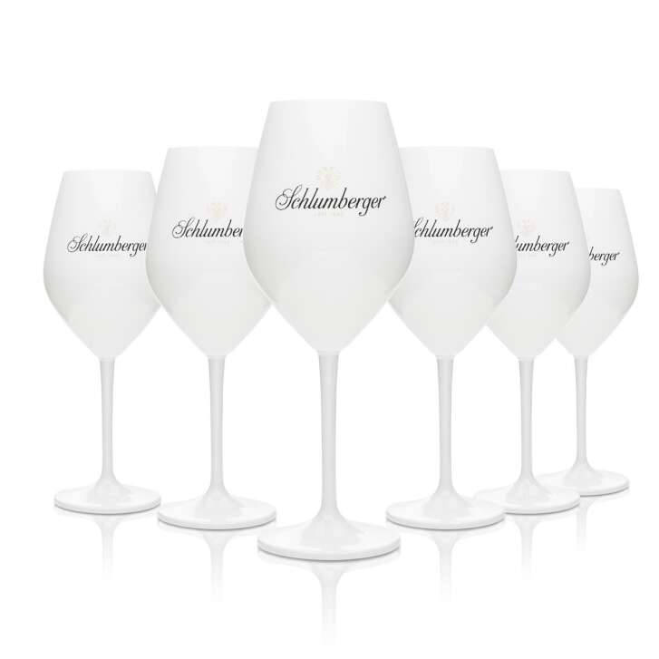 6x Schlumberger Glas 0,46l Wein Sekt Champagner Cocktail Aperitif Gläser On Ice