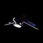 Belvedere Vodka Glorifier Flugzeug LED gebraucht 1,75l 3l Flaschen Leuchtreklame
