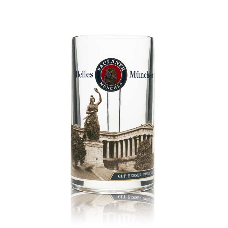 Paulaner Bierkrug Glas 0,5l Seidel Humpen Gläser Gastro Kneipe Bayern Volksfest