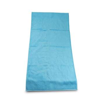1x Adelholzener Wasser Handtuch hellblau