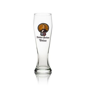 6x Hacker Pschorr Bier Glas 0,5l Weizen Weisse Sahm