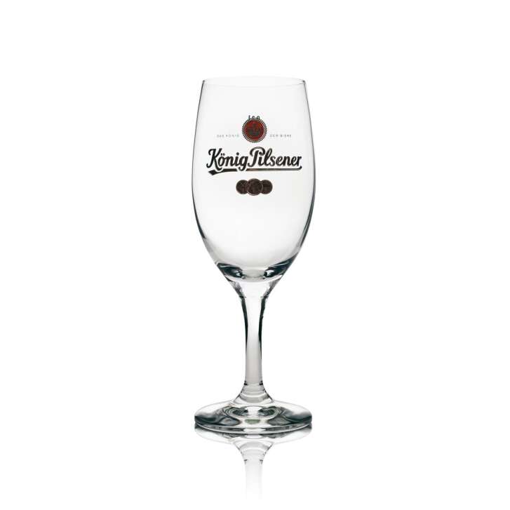 6x König Pilsner Bier Glas 0,3l Pokal Ritzenhoff