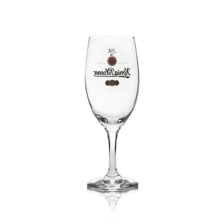 6x König Pilsner Bier Glas 0,3l Pokal Ritzenhoff