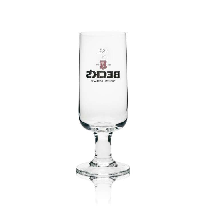 6x Becks Bier Glas 0,3l Pokal Ritzenhoff
