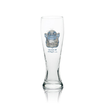 6x Karg Bier Glas 0,5l Weizen Murnau