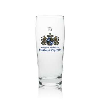 6x Tegernsee Bier Glas 0,5l Willi Sahm