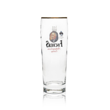6x Fischers Bier Glas Willy Becher 0,5l Rastal
