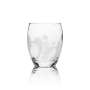 6x Volvic Wasser Glas Edition 2011 Tumbler weiß