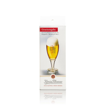 6x König Pilsner Bier Glas 0,2l Pokal
