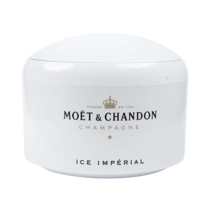 1x Moet Chandon Champagner Kühler Eisbox Ice Imperial Weiß