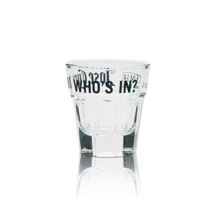 6x Jose Cuervo Tequila Glas Shot 2cl "Whos in?"