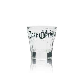 6x Jose Cuervo Tequila Glas Shot 2cl &quot;Whos in?&quot; 